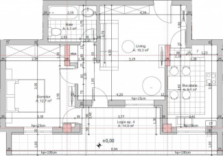 VA2 112614 - Apartament 2 camere de vanzare in Floresti