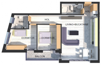 VA3 114684 - Apartament 3 camere de vanzare in Floresti