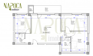 VA4 119680 - Apartment 4 rooms for sale in Floresti