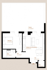 VA2 120503 - Apartament 2 camere de vanzare in Floresti