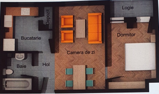 VA2 121582 - Apartment 2 rooms for sale in Floresti