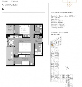 VA3 124535 - Apartment 3 rooms for sale in Sopor, Cluj Napoca