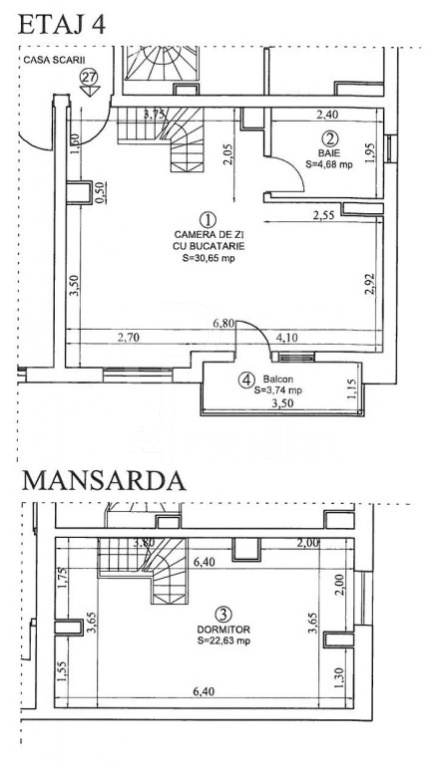 VA2 131117 - Apartament 2 camere de vanzare in Baciu