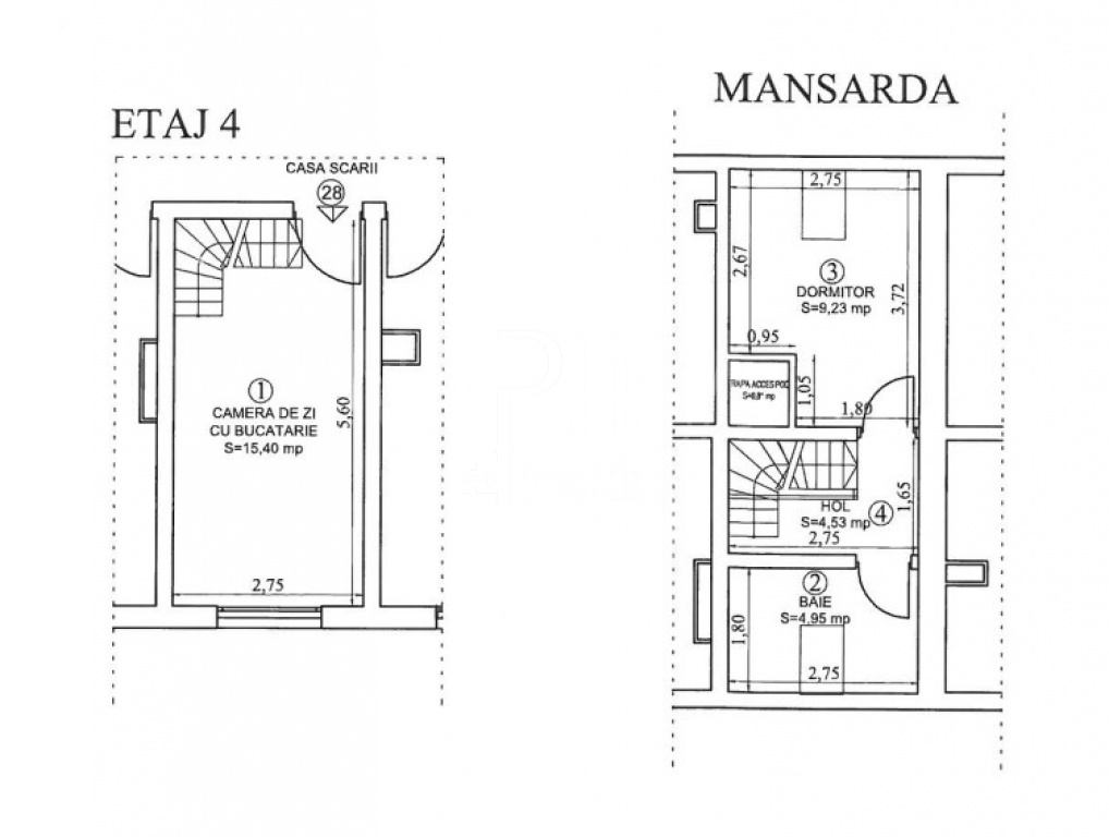 VA2 131119 - Apartament 2 camere de vanzare in Baciu