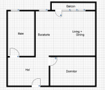 VA2 131757 - Apartment 2 rooms for sale in Floresti