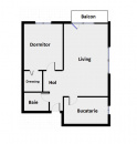 VA2 132288 - Apartment 2 rooms for sale in Floresti