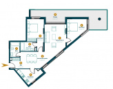 VA3 148577 - Apartament 3 camere de vanzare in Intre Lacuri, Cluj Napoca