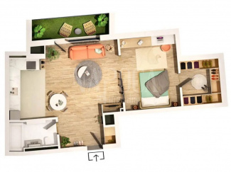 VA2 155002 - Apartment 2 rooms for sale in Centru, Cluj Napoca
