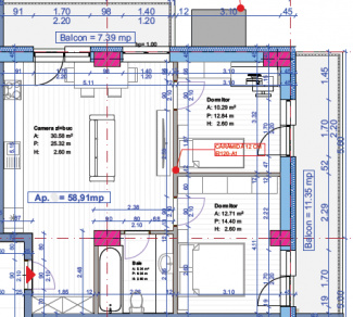 VA3 155158 - Apartament 3 camere de vanzare in Floresti