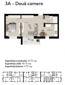 VA2 161733 - Apartament 2 camere de vanzare in Baile Felix, Cordau